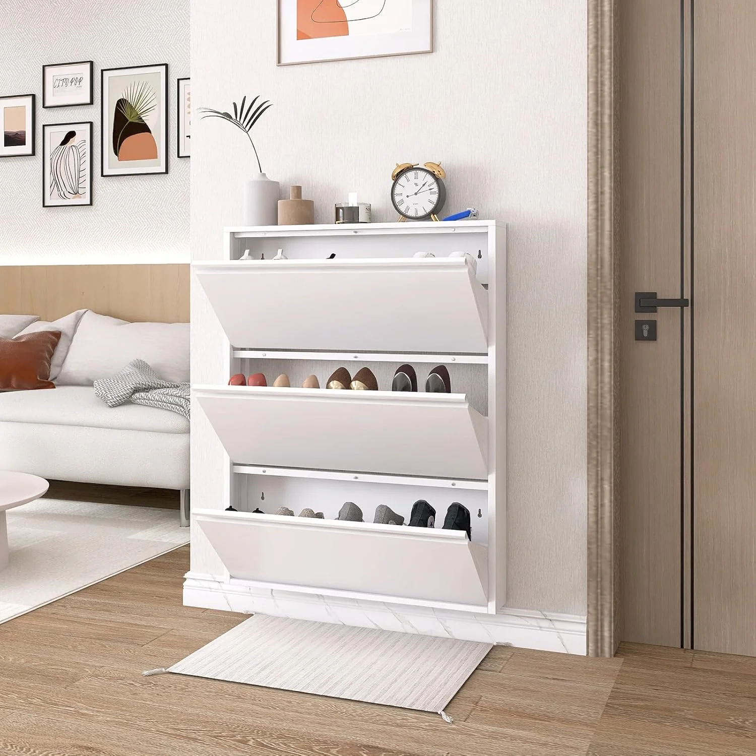 Sapateira Vertical Slim 3 Portas Verona