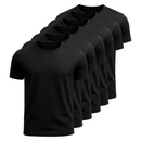 Kit 6 Camisetas Algodão Egípcio