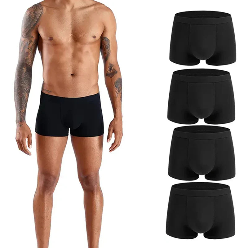 Kit com 4 Cuecas Boxer Masculinas Marenzzo